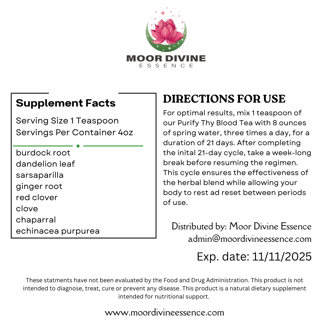 Purify-Thy Blood Herbal Tea